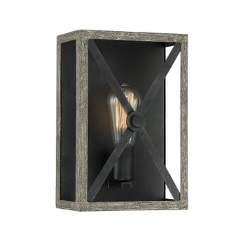 Trade Winds Winton Wall Sconce in Weathered Birch