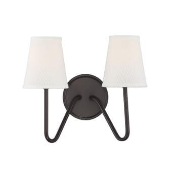 Trade Winds Lighting 2-Light Wall Sconce In Oil Rubbed Bronze