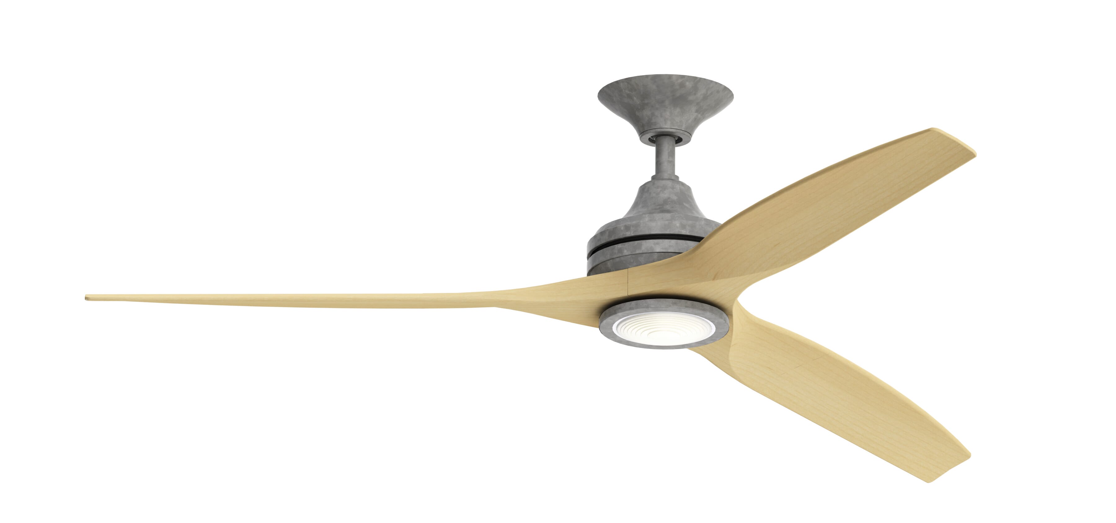 Fanimation Spitfire Indoor Ceiling Fan In Galvanized Motor Only Lightsonlinecom