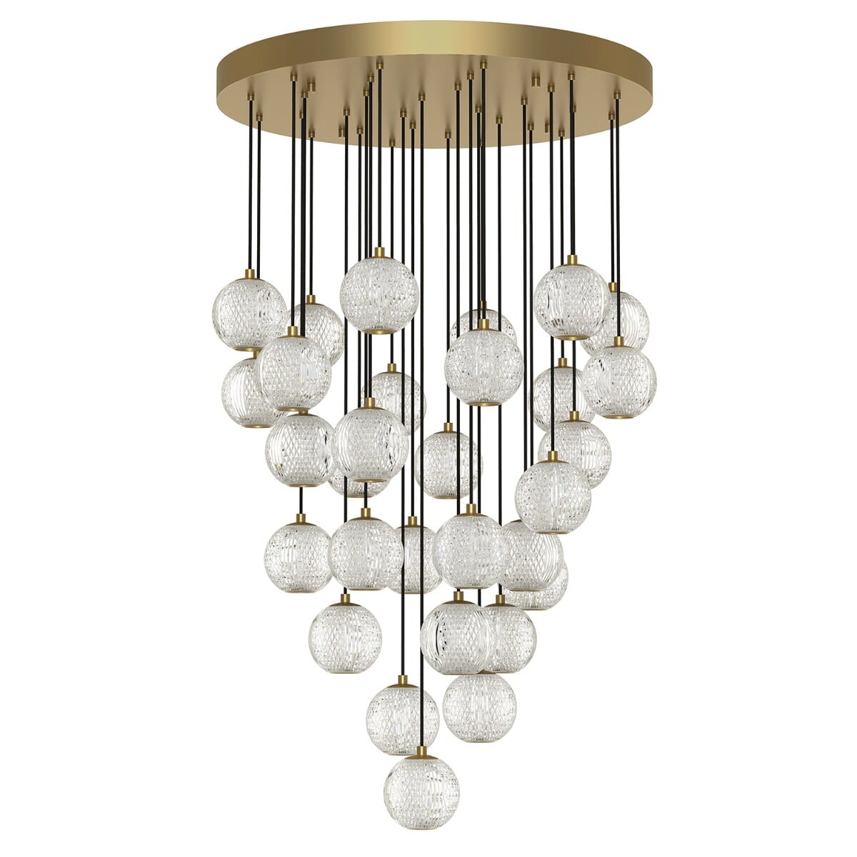 Alora Marni Pendant Light in Natural Brass