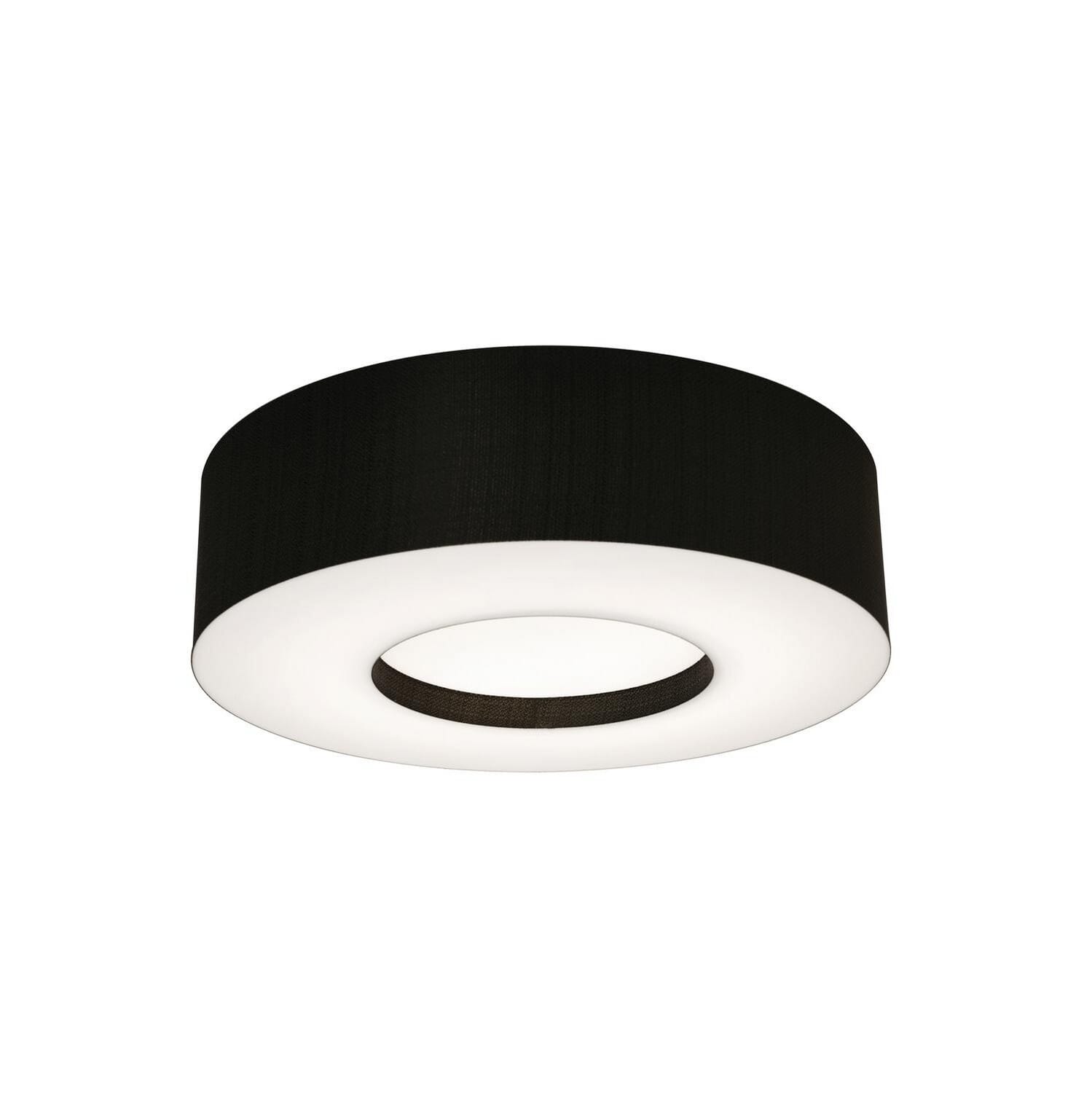 Montclair 2-Light Flush Mount in Black