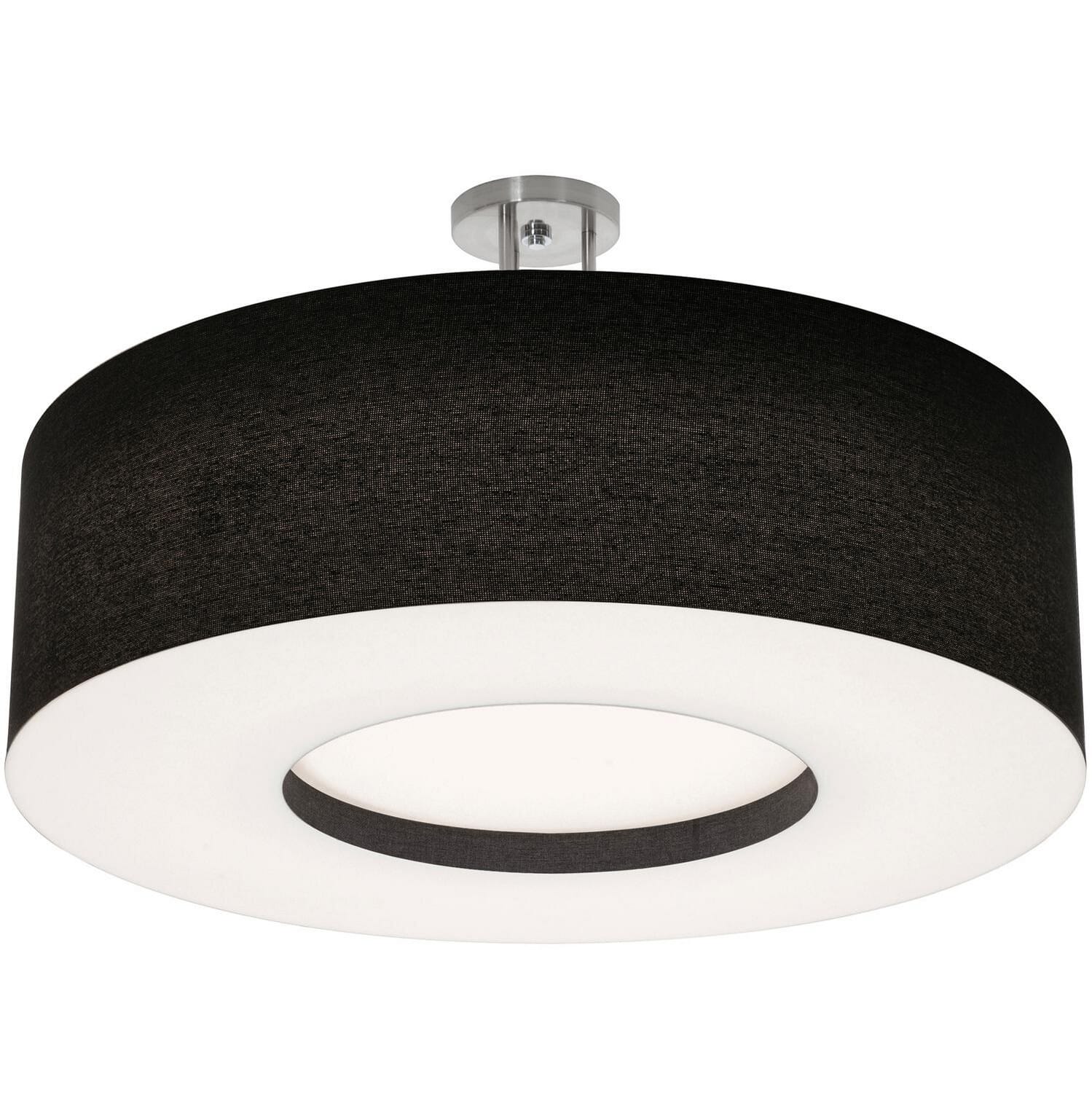 Montclair 4-Light Semi-Flush Mount in Satin Nickel