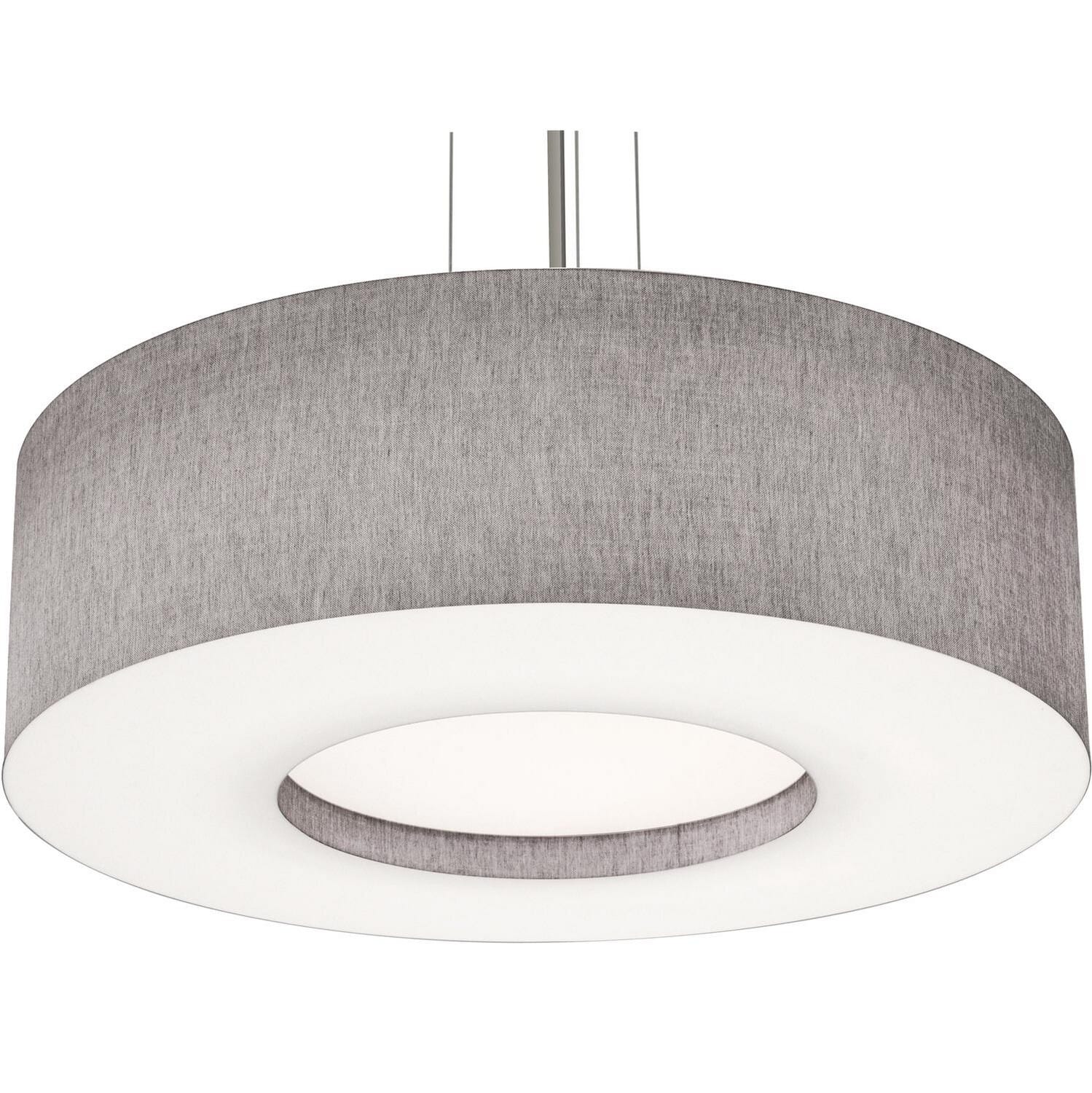 Montclair LED Pendant in Satin Nickel