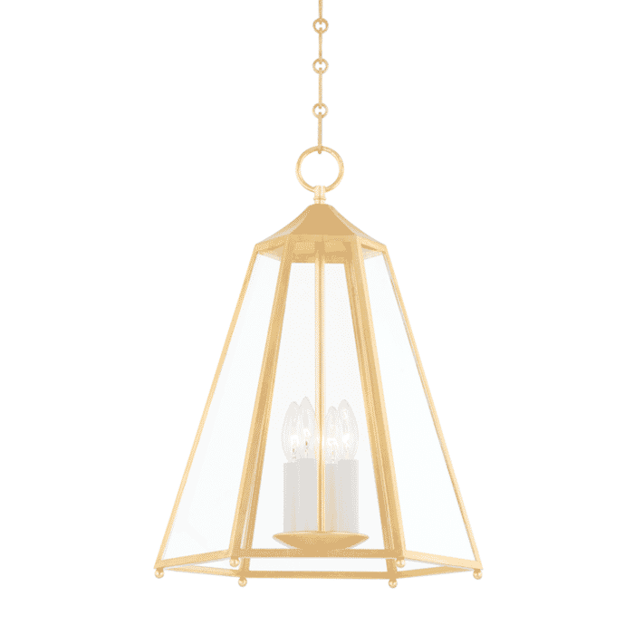 Hudson Valley Nottingham 4-Light Traditional Chandelier in Gold Leaf Hudson Valley Nottingham 4-Light Traditional Chandelier in Gold Leaf
