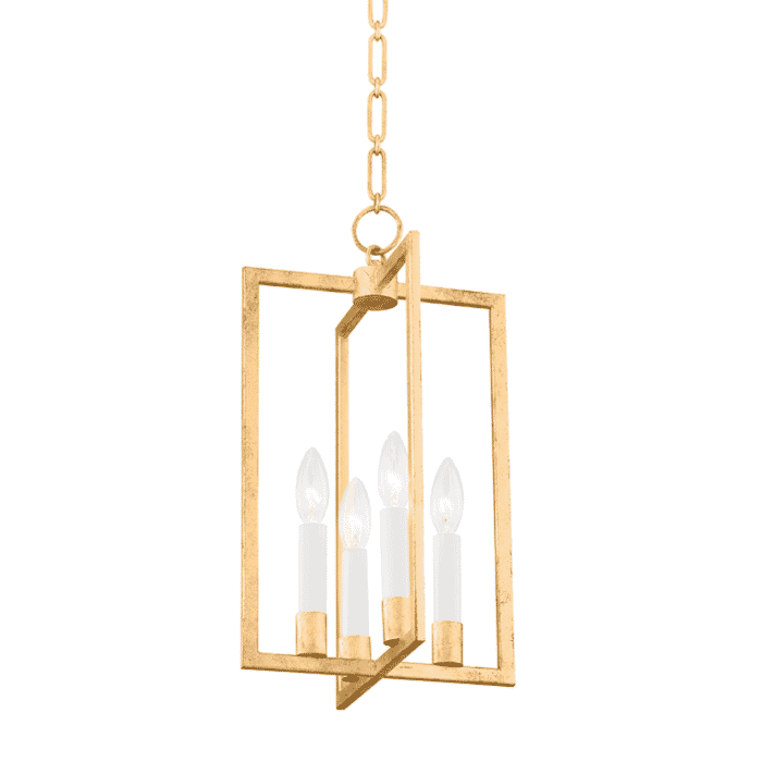 Hudson Valley Middleborough 4-Light Mini Pendant in Gold Leaf Hudson Valley Middleborough 4-Light Mini Pendant in Gold Leaf