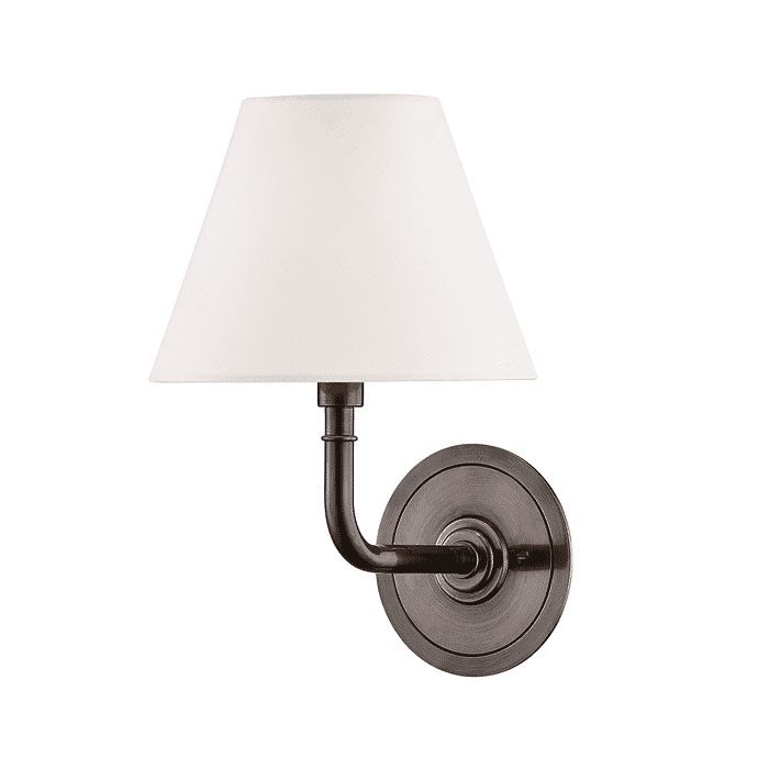 Hudson Valley Signature No.1 by Mark D. Sikes 9.5" Wall Lamp in Distressed Bronze Hudson Valley Signature No.1 by Mark D. Sikes 9.5" Wall Lamp in Distressed Bronze