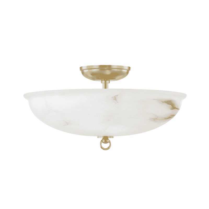 Aged Brass Led Semi…