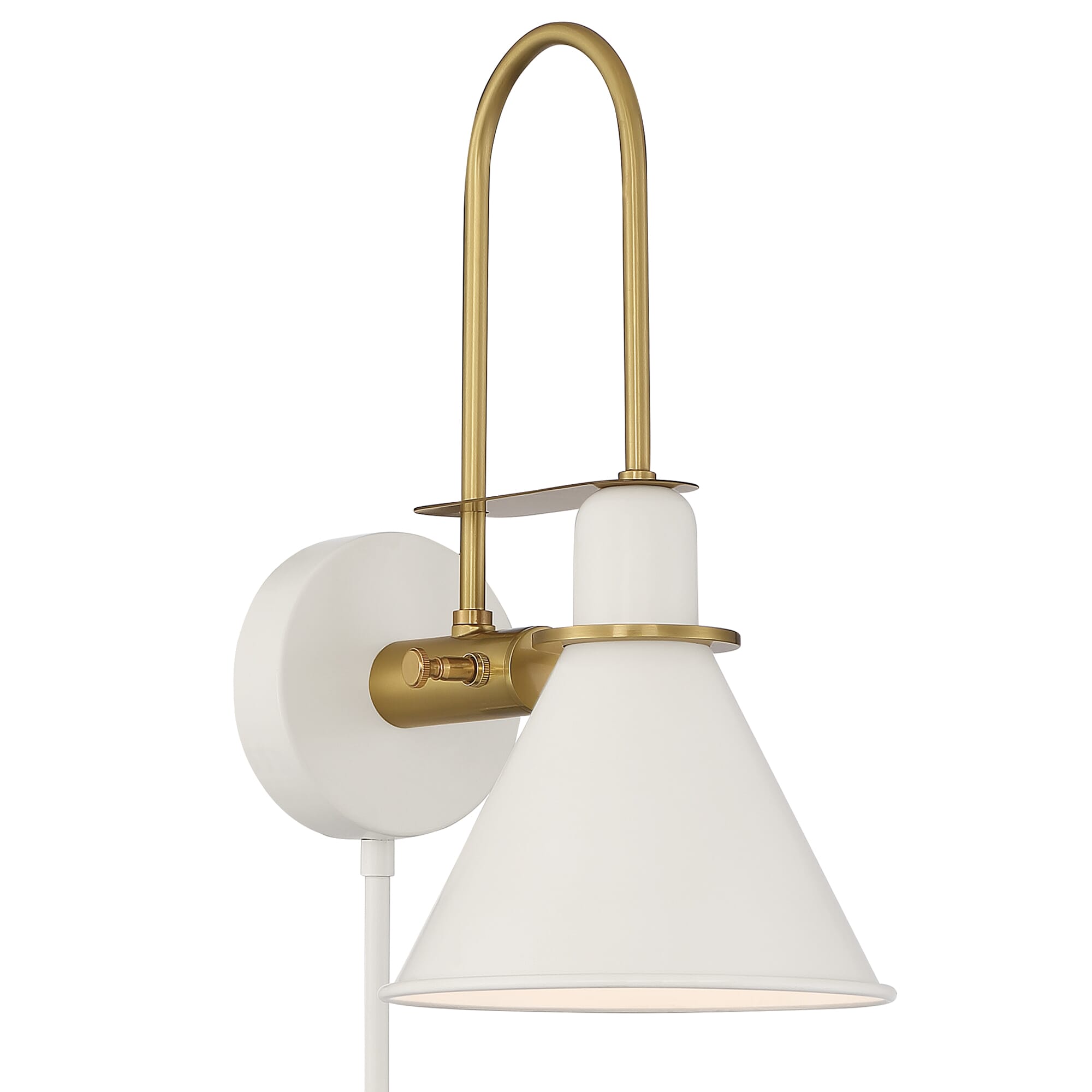 Crystorama Medford Wall Sconce in White -  MED-B5501-WH