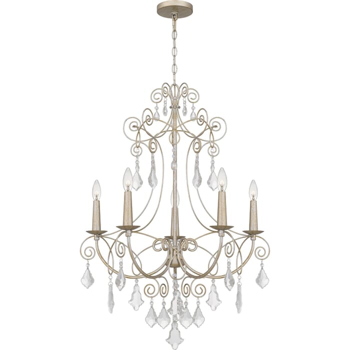 Merida 5-Light Chandelier in Vintage Gold Merida 5-Light Chandelier in Vintage Gold
