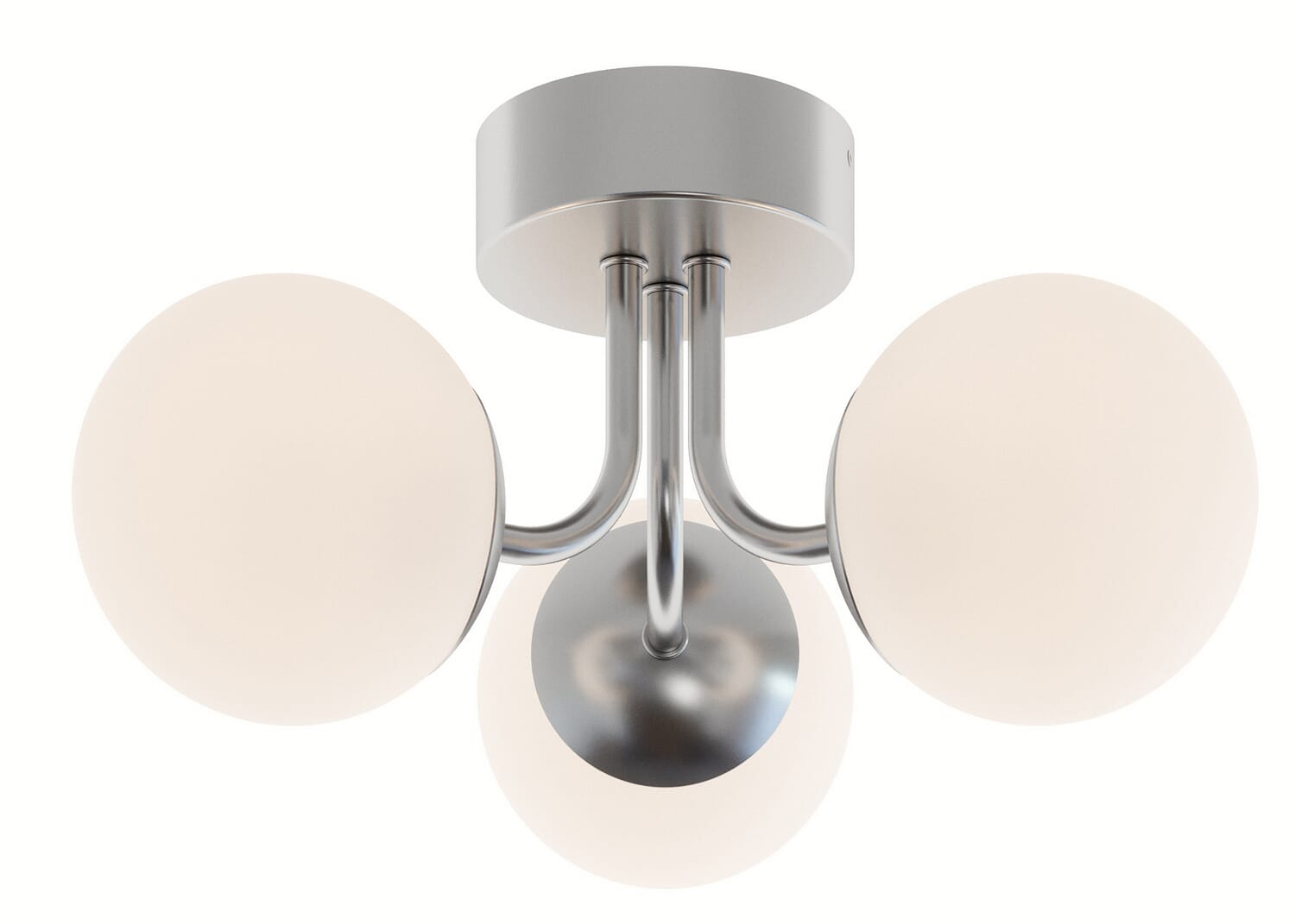 Metropolitan LED Flush Mount in Satin Nickel