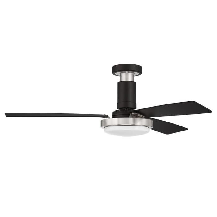 Craftmade Manning Indoor Ceiling Fan in Flat Black with Brushed Polished Nickel Craftmade Manning Indoor Ceiling Fan in Flat Black with Brushed Polished Nickel