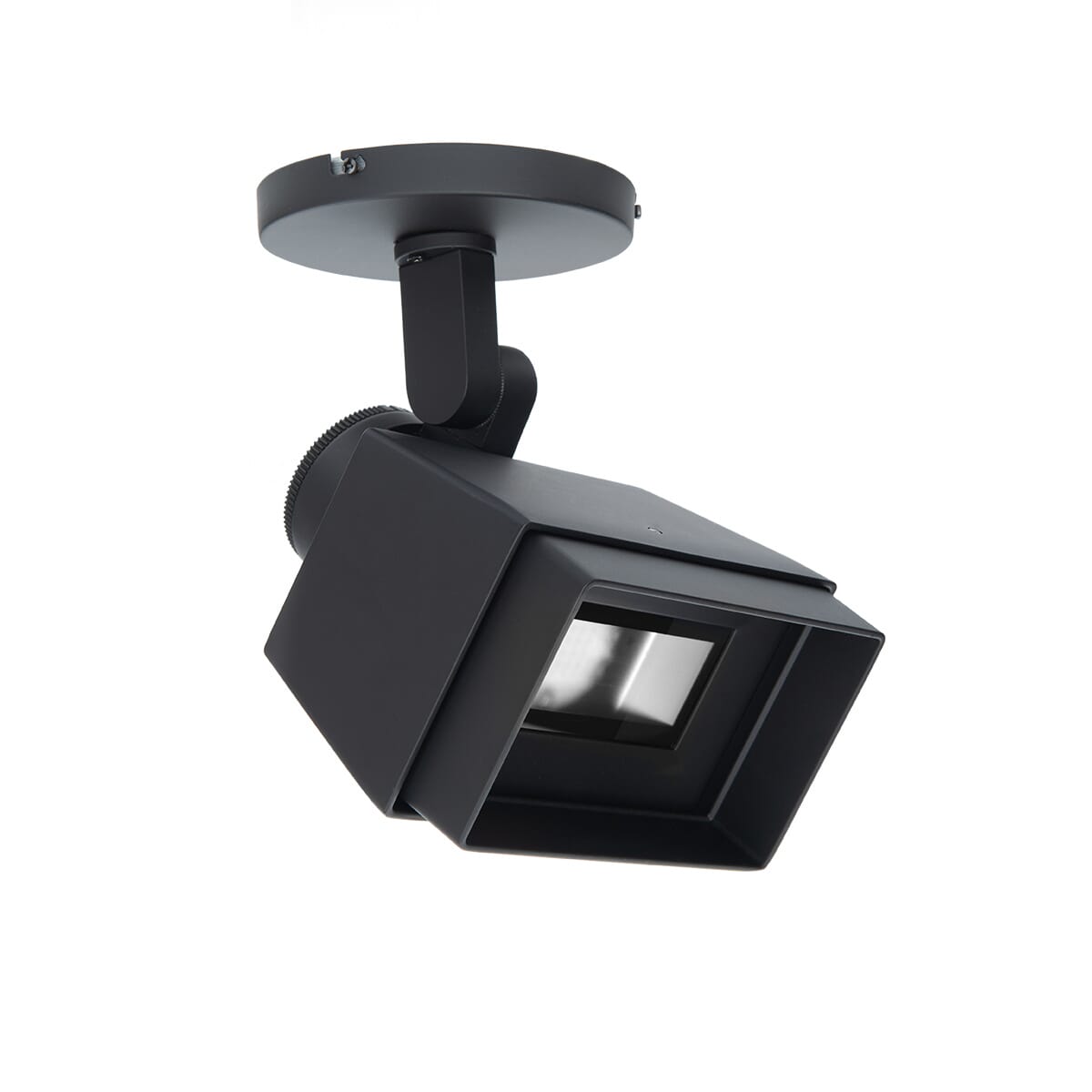 Adjustable Beam Wall Wash 1-Light LED Wall Wash Light in Black