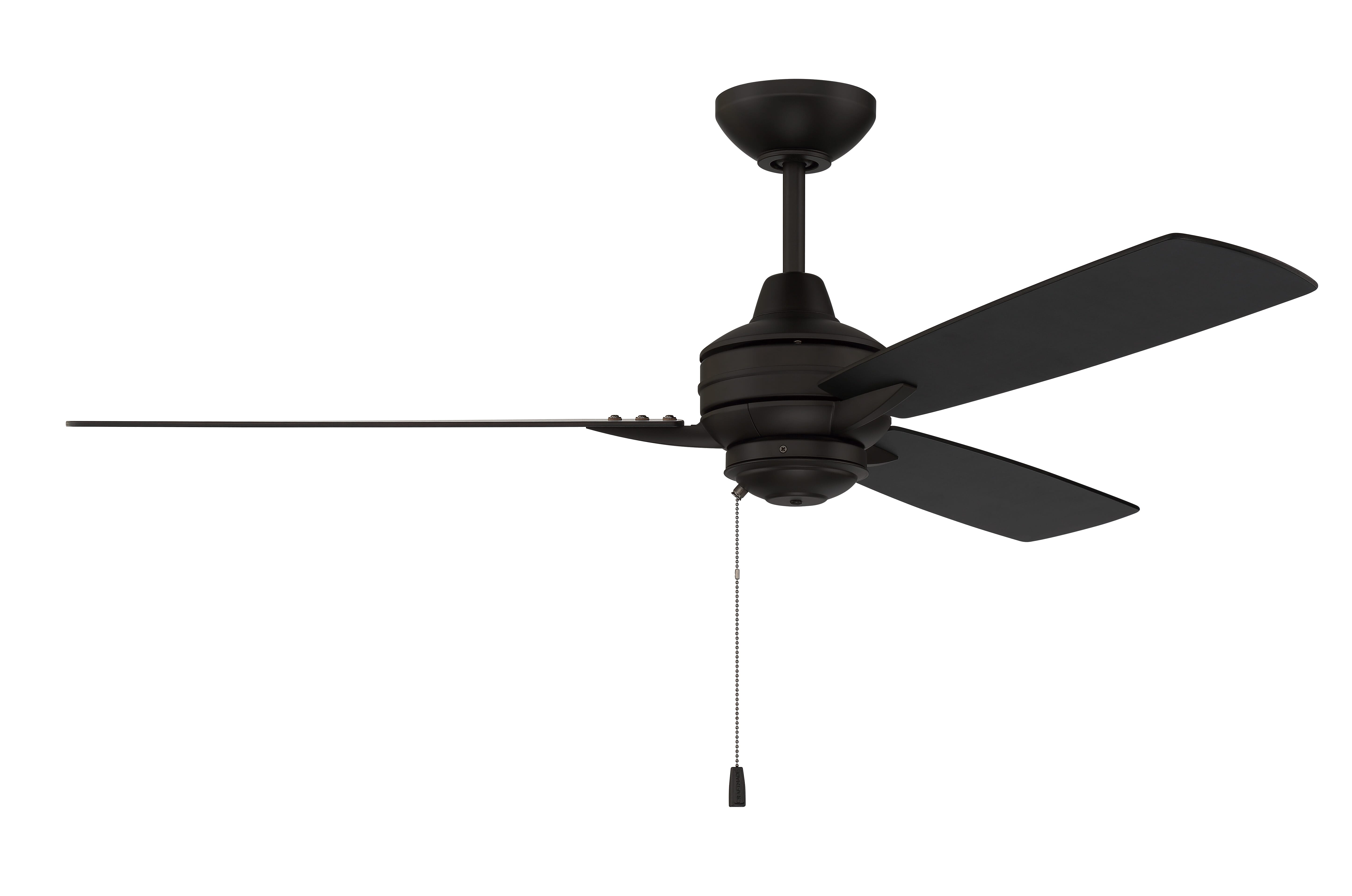 Craftmade Moto Outdoor Ceiling Fan in Flat Black