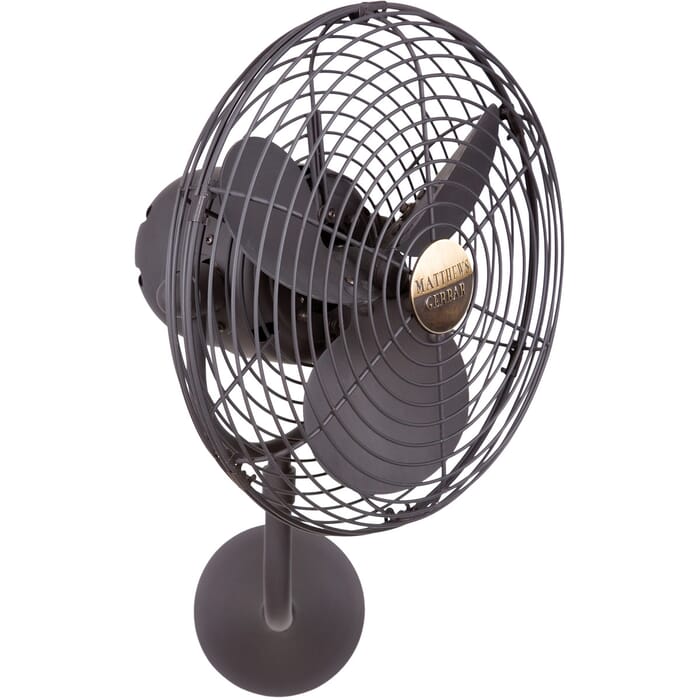 Matthews Michelle Parede 13" Indoor Wall Fan in Bronzette Matthews Michelle Parede 13" Indoor Wall Fan in Bronzette