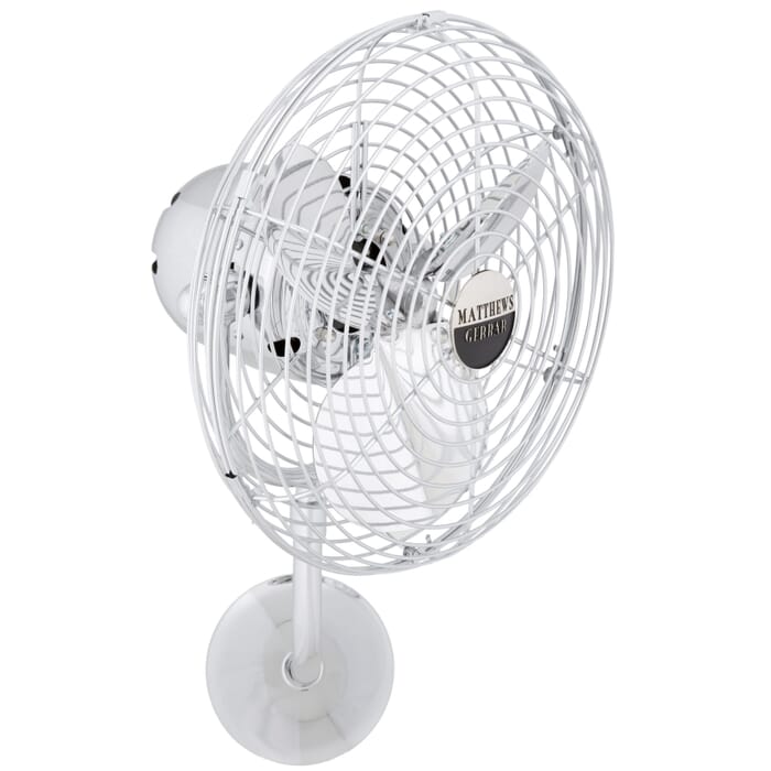 Michelle Parede 3-Speed AC 13" Ceiling Fan in Polished Chrome with Polished Chrome blades Michelle Parede 3-Speed AC 13" Ceiling Fan in Polished Chrome with Polished Chrome blades