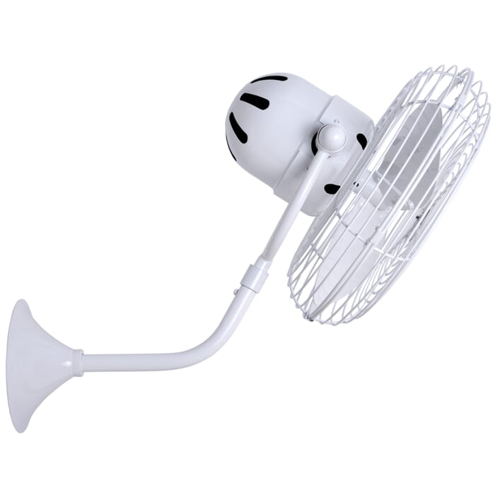 Michelle Parede 3-Speed AC 13" Ceiling Fan in Gloss White with White blades Michelle Parede 3-Speed AC 13" Ceiling Fan in Gloss White with White blades