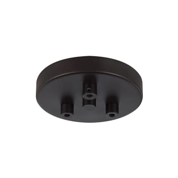 Feiss Multi-Port Canopies 3-Light Multi-Port Canopy with Swag Hooks in Oil Rubbed Bronze