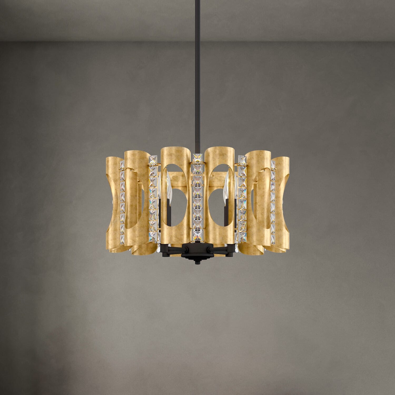 Twilight 4-Light Pendant in Black