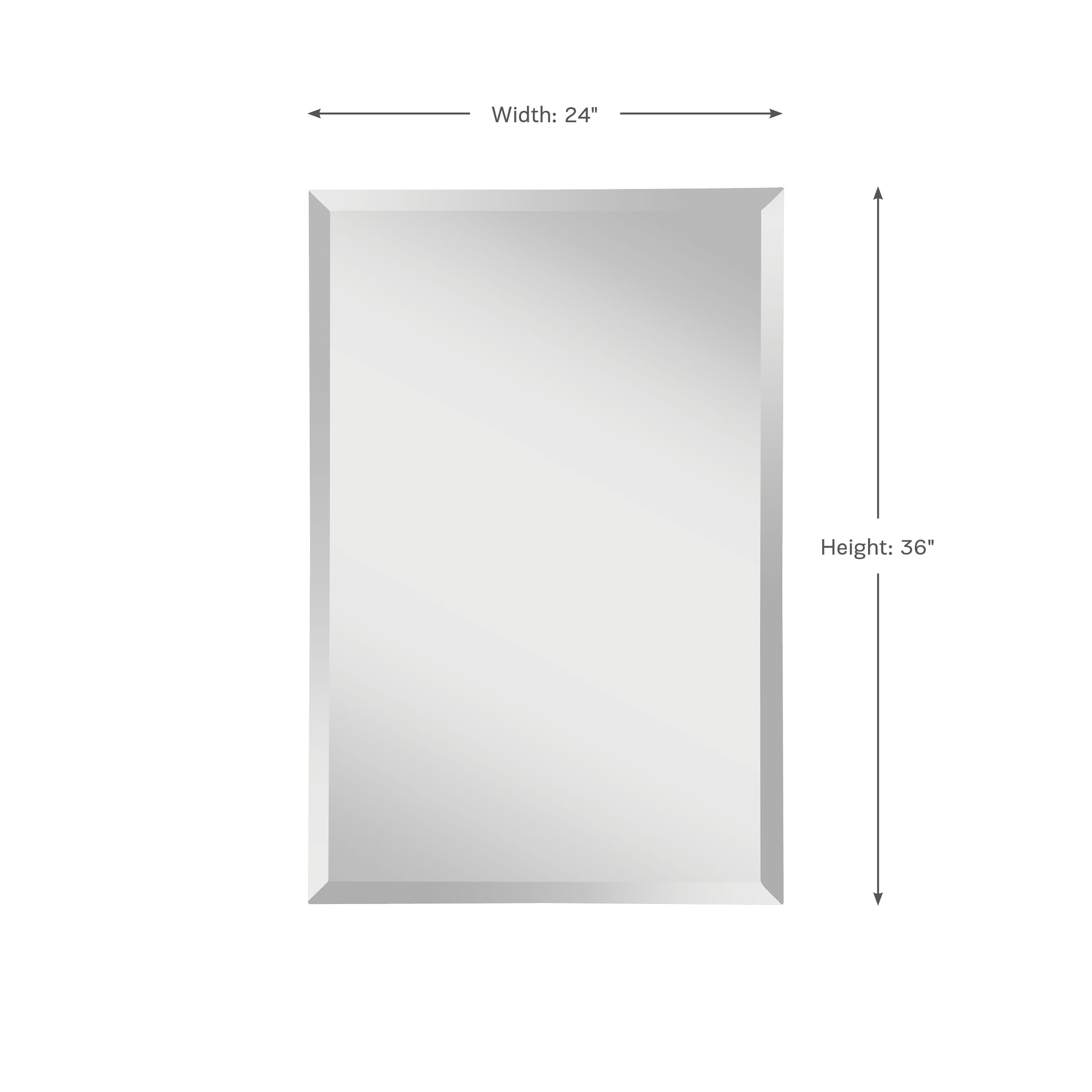 Feiss Infinity 36" x 24" Rectangular Mirror
