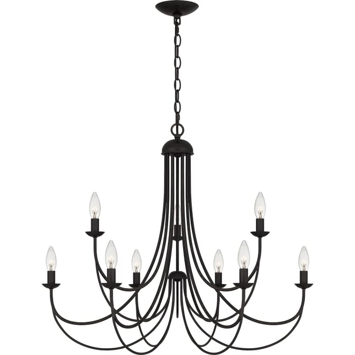 Mirren 9-Light Chandelier in Imperial Bronze Mirren 9-Light Chandelier in Imperial Bronze