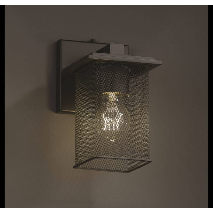 Justice Design Montana 1-Light Wall Sconce in Matte Black Justice Design Montana 1-Light Wall Sconce in Matte Black