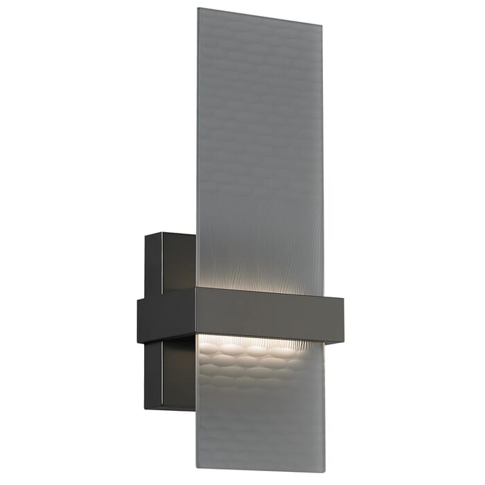 Tech Mura 3000K LED 13" Wall Sconce in Antique Bronze and Smoke Glass Tech Mura 3000K LED 13" Wall Sconce in Antique Bronze and Smoke Glass