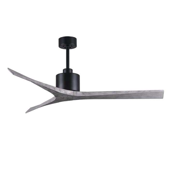 Mollywood 6-Speed DC Ceiling Fan in Matte Black with Barnwood Tone blades