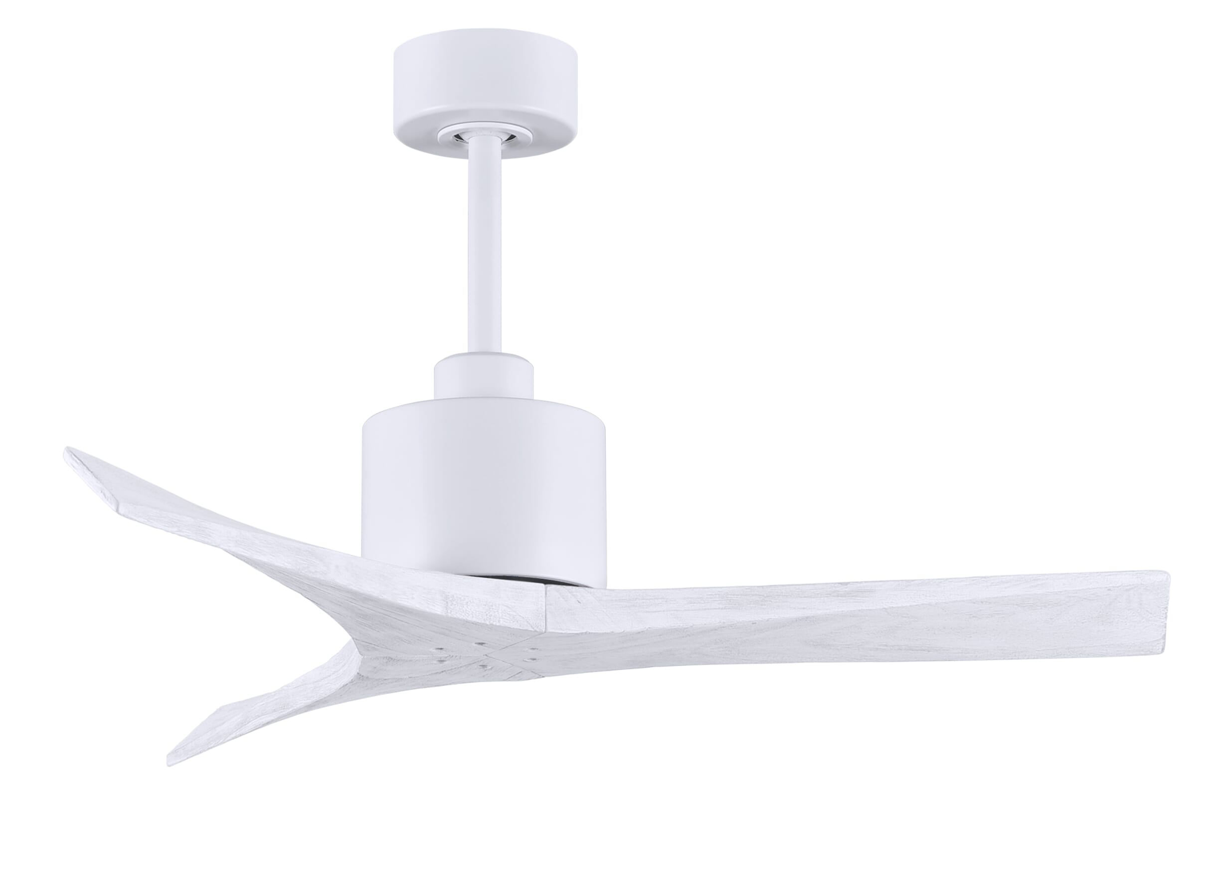 Mollywood 6-Speed DC 42 Ceiling Fan in Matte White with Matte White blades