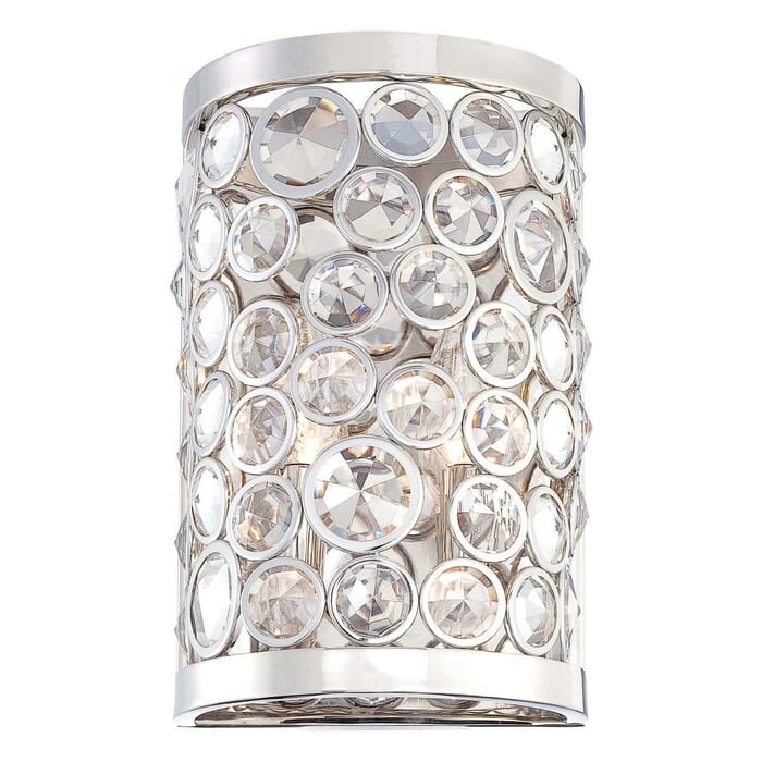 Metropolitan Magique 2-Lt Wall Sconce in Polished Nickel Metropolitan Magique 2-Lt Wall Sconce in Polished Nickel
