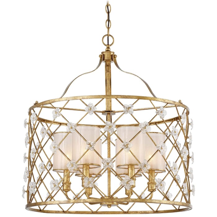 Metropolitan Victoria Park 26.5" 6-Light Pendant in Elara Gold Metropolitan Victoria Park 26.5" 6-Light Pendant in Elara Gold