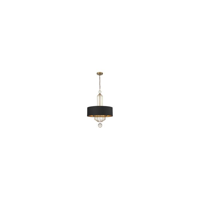 Metropolitan Grandeur 6-Light Pendant Light in Aged Antique Brass Metropolitan Grandeur 6-Light Pendant Light in Aged Antique Brass