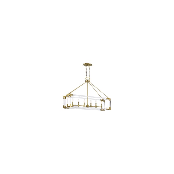 Metropolitan Prima Vista 6-Light Kitchen Island Light in Aged Antique Brass Metropolitan Prima Vista 6-Light Kitchen Island Light in Aged Antique Brass