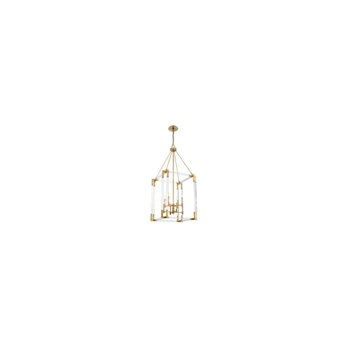 Metropolitan Prima Vista 8-Light Pendant Light in Aged Antique Brass Metropolitan Prima Vista 8-Light Pendant Light in Aged Antique Brass