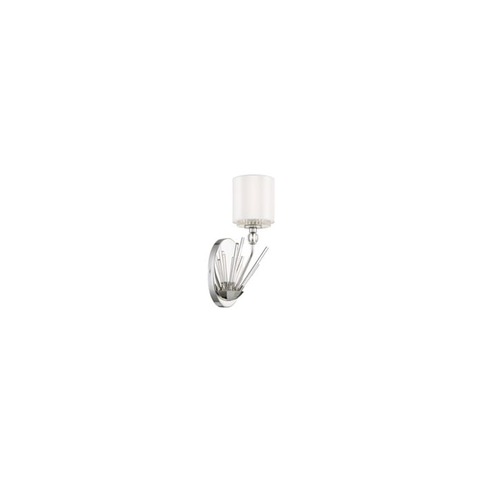 Metropolitan Sutton By Robin Baron Wall Sconce in Polished Nickel Metropolitan Sutton By Robin Baron Wall Sconce in Polished Nickel
