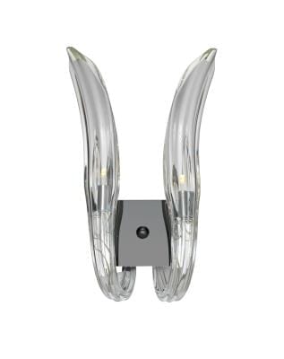 Metropolitan Cisne 2-Light Wall Sconce in Polished Nickel