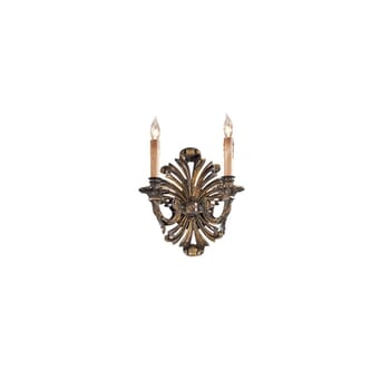 Metropolitan Foyer 2-Lt Wall Sconce in Oxide French Gold