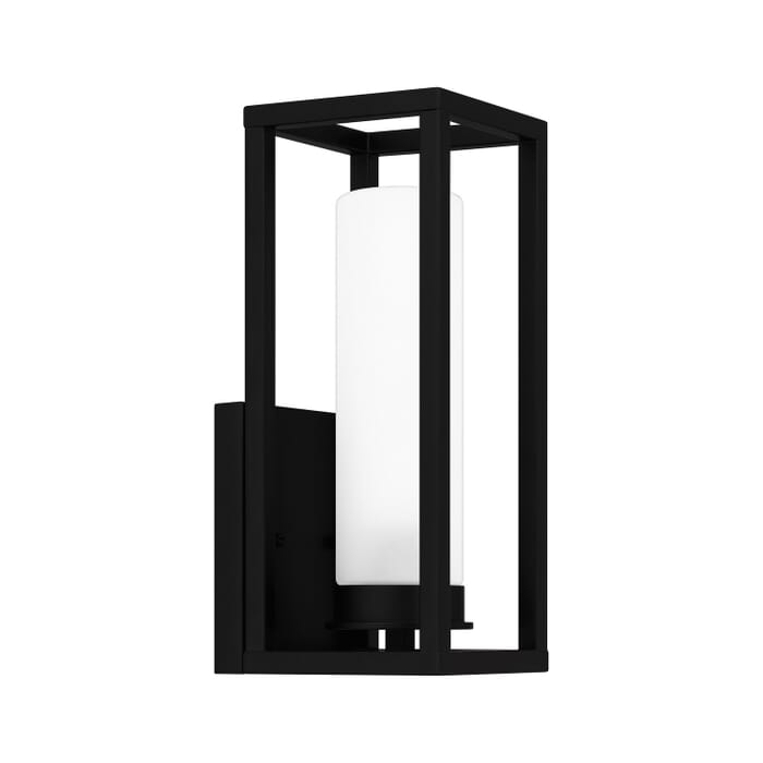 Neville 1-Light Outdoor Lantern in Matte Black Neville 1-Light Outdoor Lantern in Matte Black