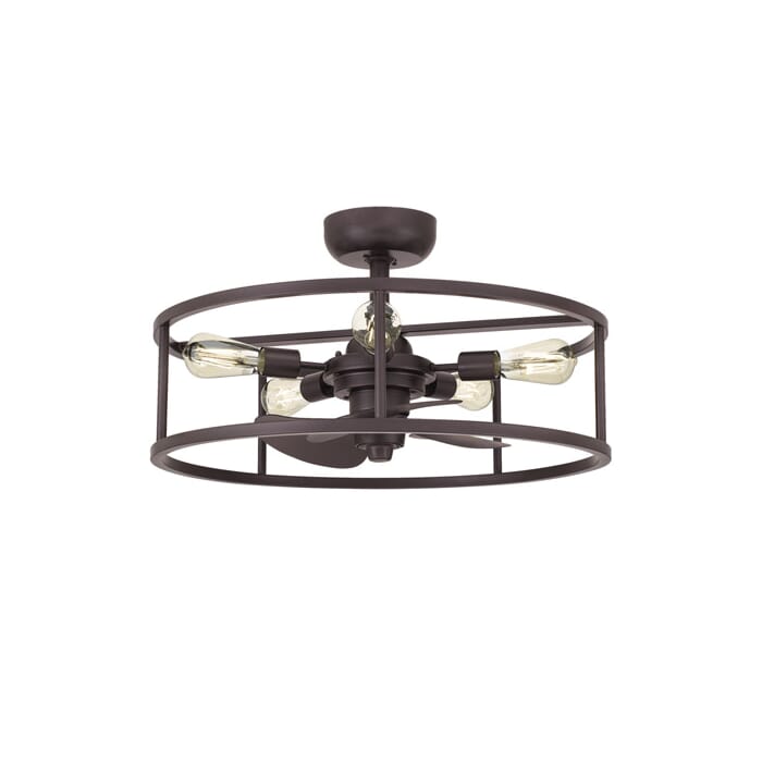 Quoizel New Harbor 5-Light Fandelier in Western Bronze Quoizel New Harbor 5-Light Fandelier in Western Bronze