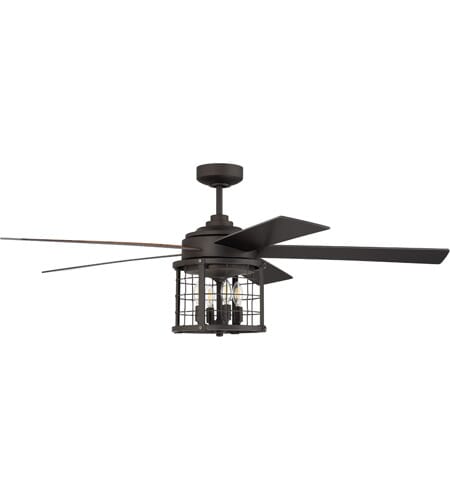 Craftmade Nicolas 4-Light Indoor Ceiling Fan in Espresso