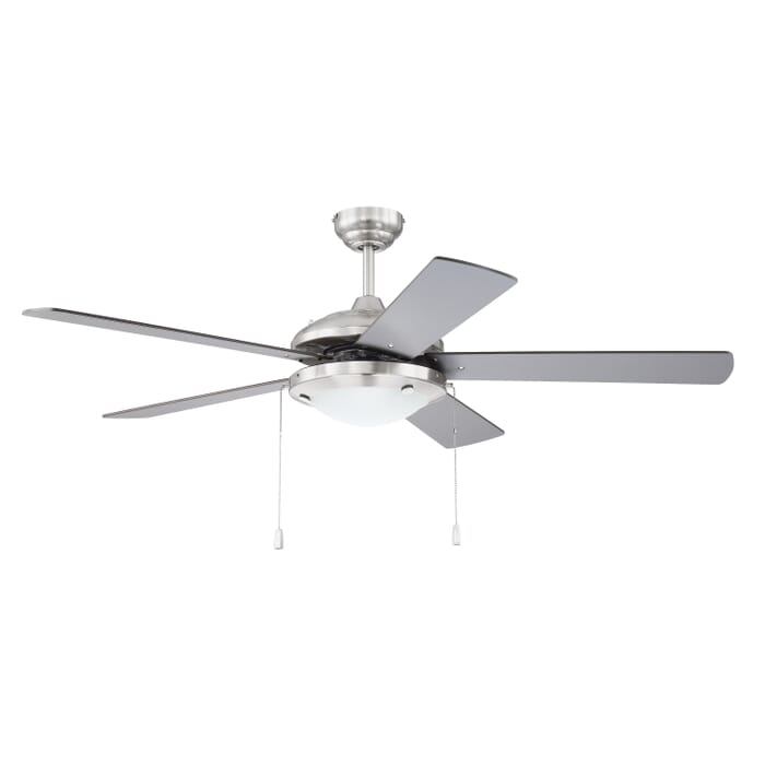 Craftmade 52" Nikia Ceiling Fan in Brushed Polished Nickel Craftmade 52" Nikia Ceiling Fan in Brushed Polished Nickel