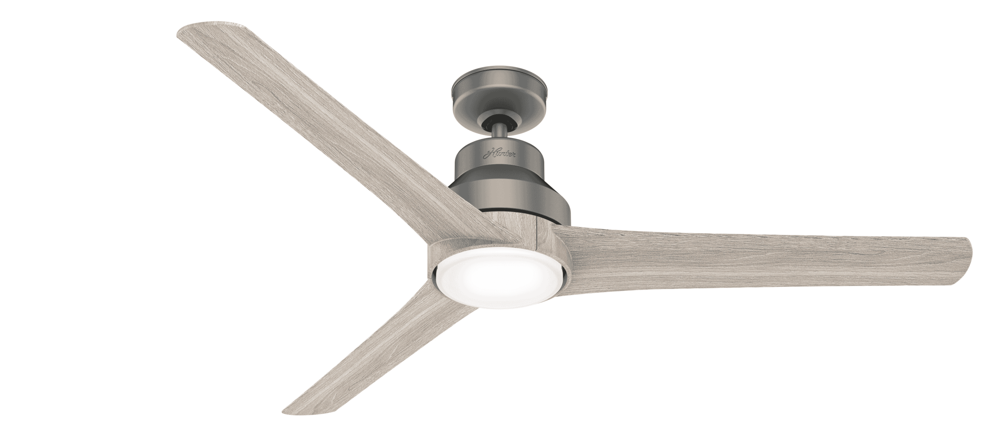 Hunter 60" Indoor/Outdoor Ceiling Fan in Matte Silver