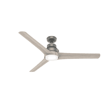 Hunter 60" Indoor/Outdoor Ceiling Fan in Matte Silver