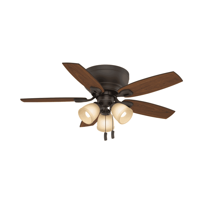 Casablanca Durant 3-Light 44" Indoor Flush Mount Ceiling Fan in Maiden Bronze Casablanca Durant 3-Light 44" Indoor Flush Mount Ceiling Fan in Maiden Bronze