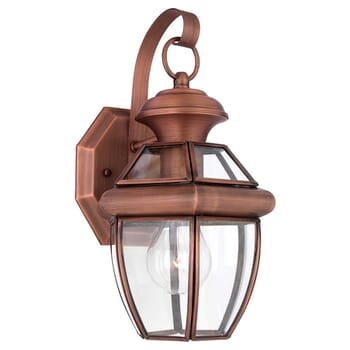 Quoizel Newbury 7" Outdoor Hanging Light in Aged Copper
