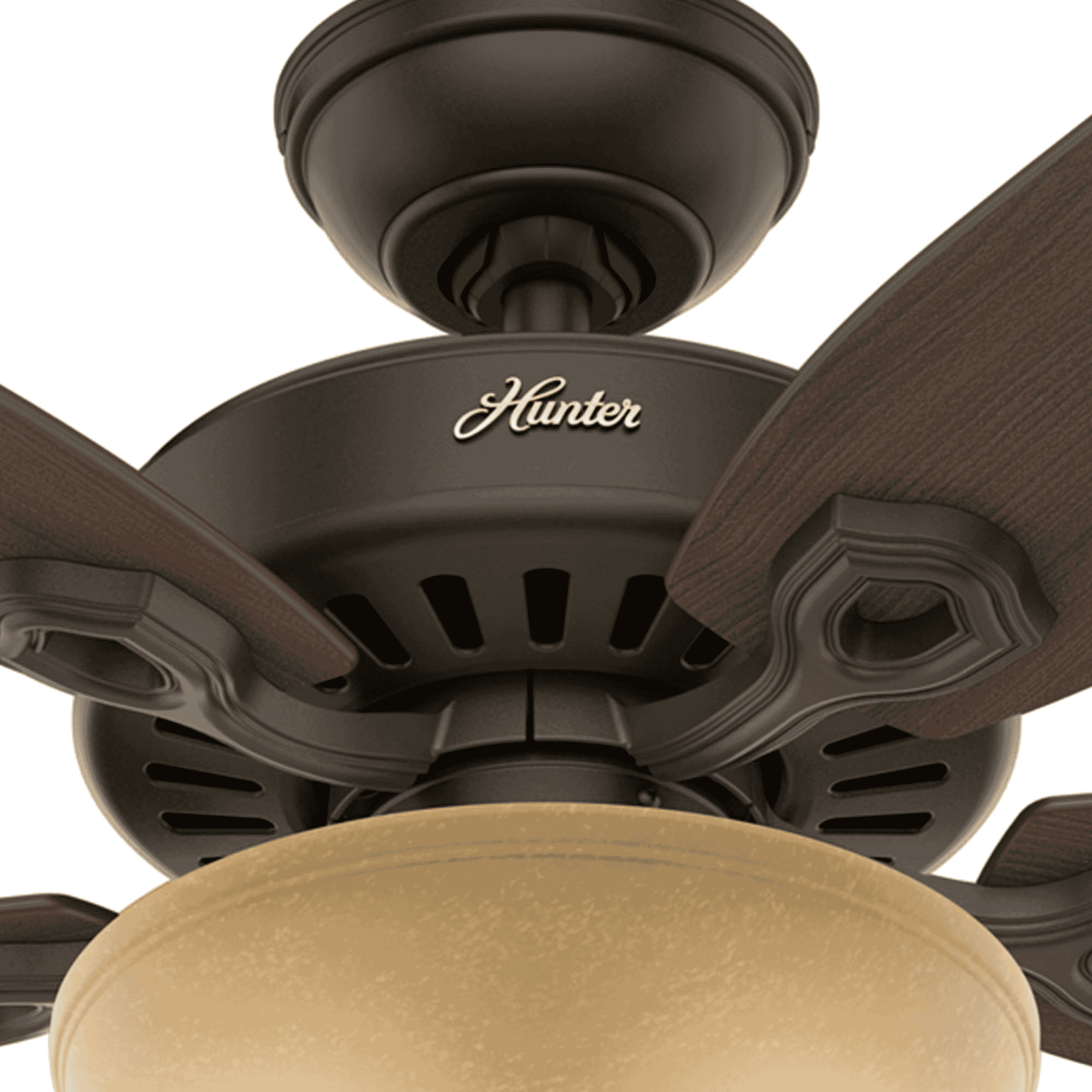 Hunter Builder Deluxe 2Light 52" Indoor Ceiling Fan in New Bronze