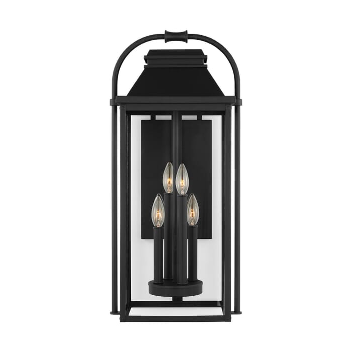 Wellsworth 4-Light Outdoor Wall Sconce in Textured Black Wellsworth 4-Light Outdoor Wall Sconce in Textured Black
