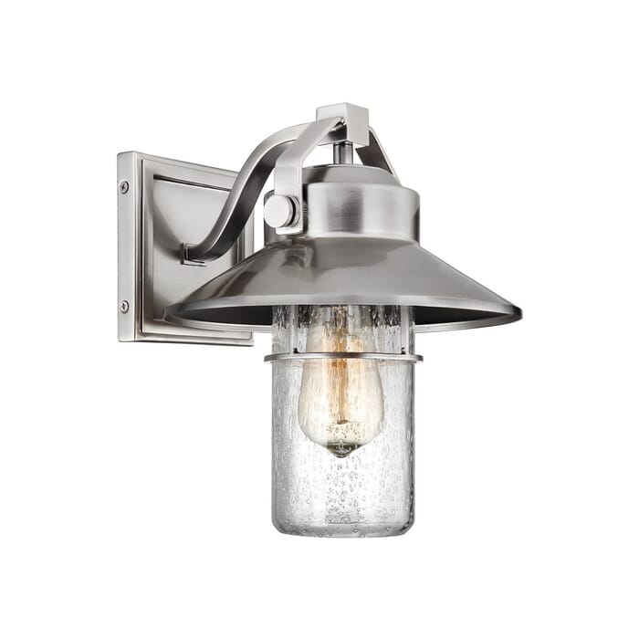 Generation Lighting Boynton Outdoor Wall Light in Painted Brushed Steel by Sean Lavin Generation Lighting Boynton Outdoor Wall Light in Painted Brushed Steel by Sean Lavin