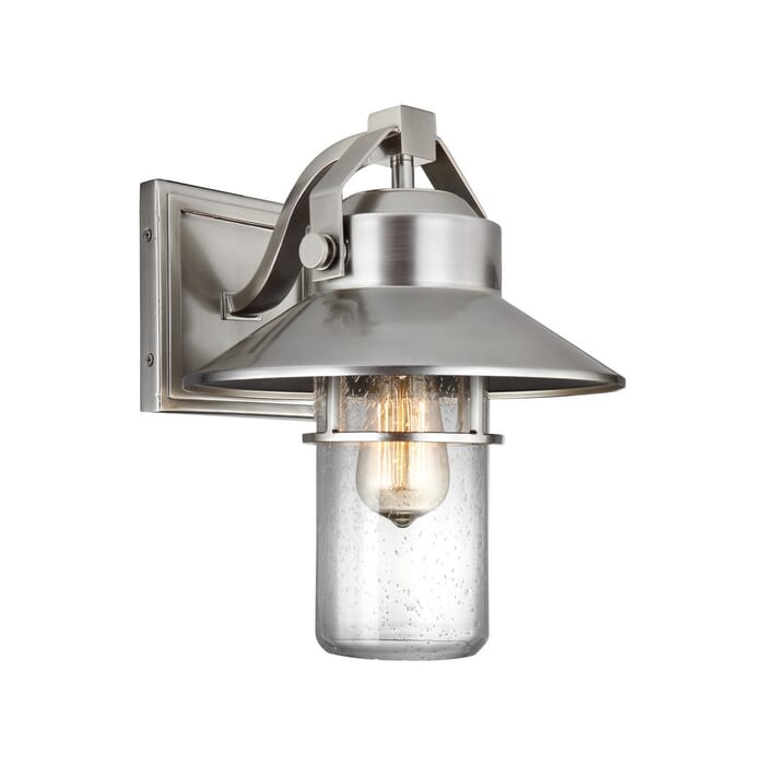 Generation Lighting Boynton Outdoor Wall Light in Painted Brushed Steel by Sean Lavin Generation Lighting Boynton Outdoor Wall Light in Painted Brushed Steel by Sean Lavin