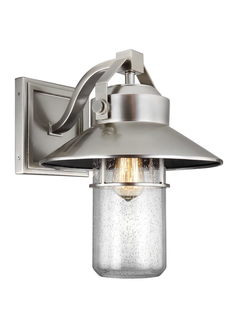 Visual Comfort Studio Boynton Outdoor Wall Light in Painted Brushed Steel by Sean Lavin LightsOnline