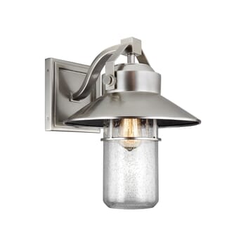 Boynton Outdoor Wall Light in Painted Brushed Steel by Sean Lavin